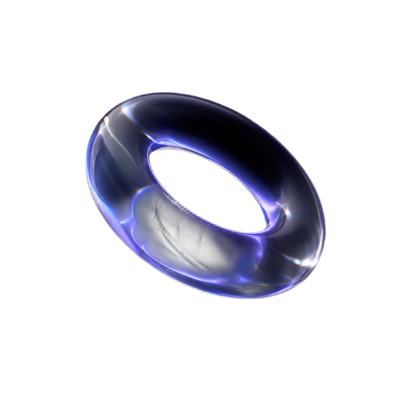 Abstract 3D decorative ring