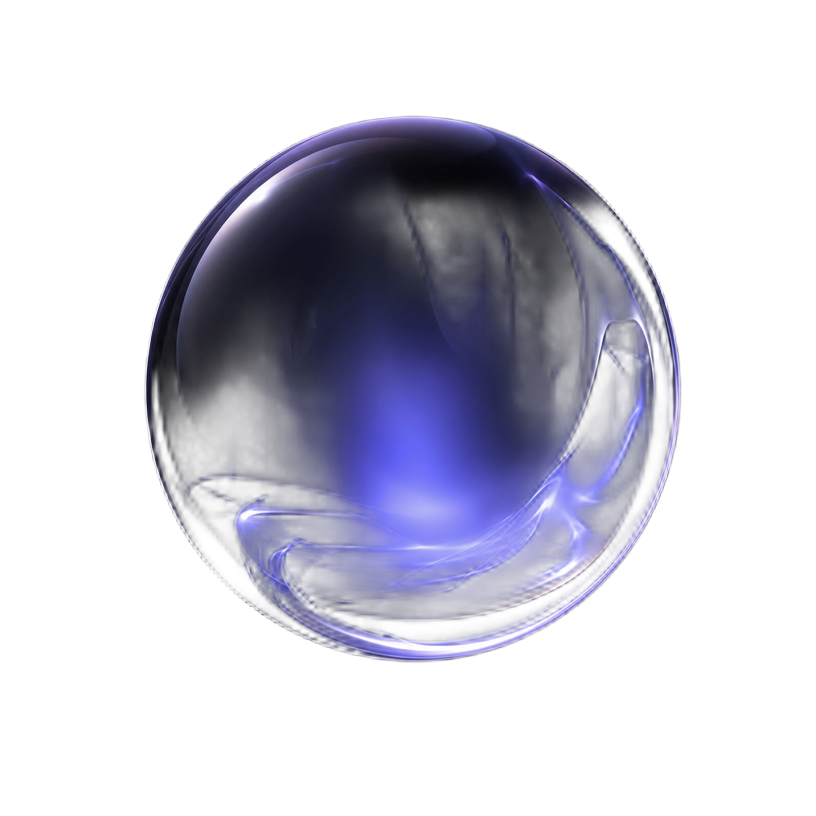 Abstract 3D decorative sphere
